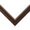 Frame USA Boardroom Walnut with Gold Bead Single Image Picture Frame
